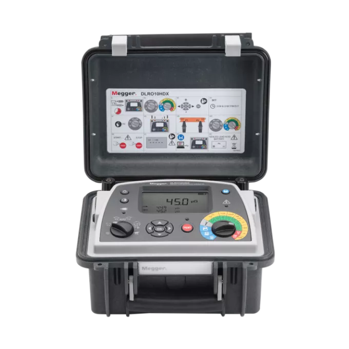 Megger DLRO10HD 10A Low Resistance Ohmmeter (with leads)