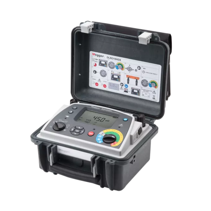 Megger DLRO10HD 10A Low Resistance Ohmmeter (with leads)