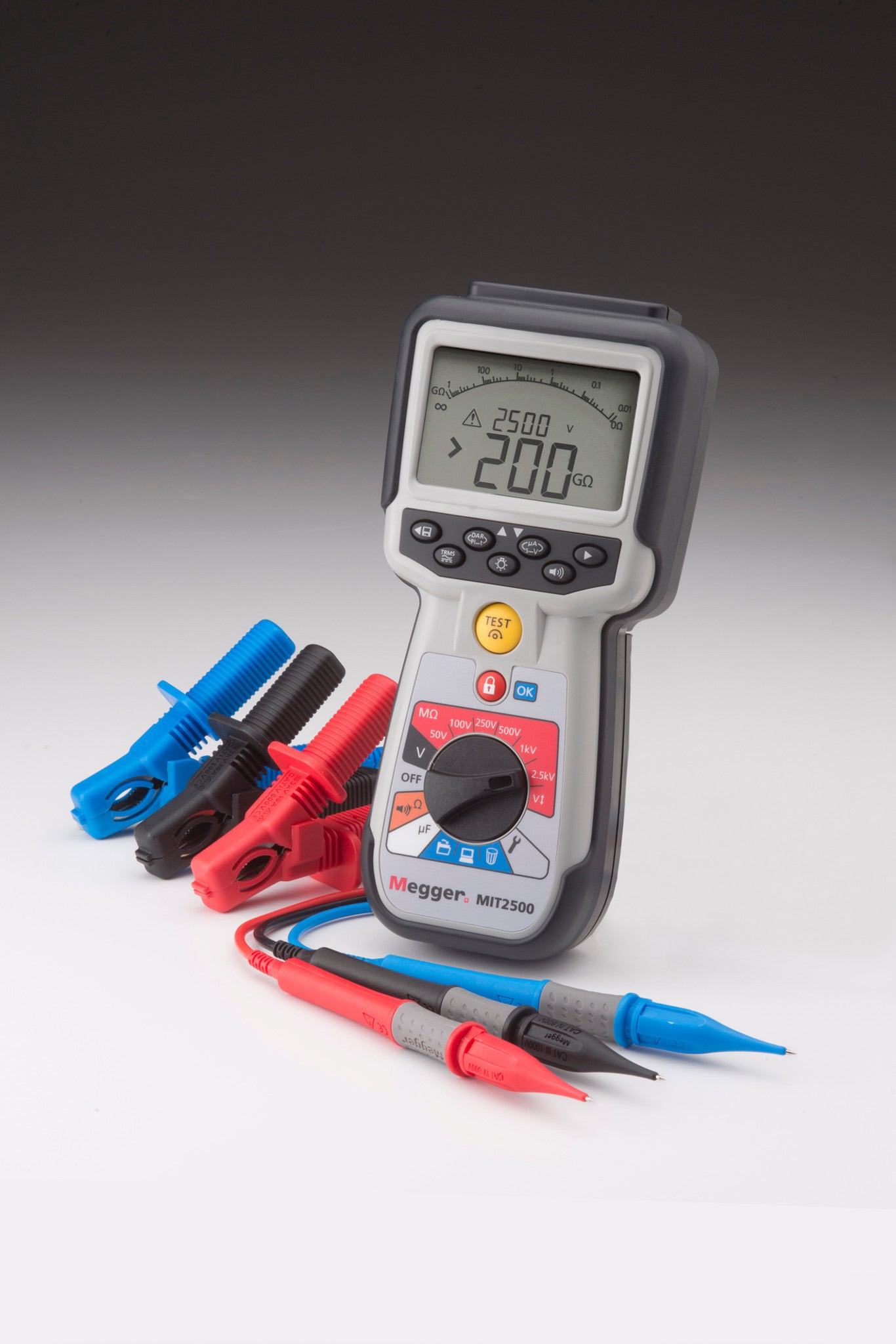 Megger MIT2500 2.5kV Insulation Tester with Bluetooth