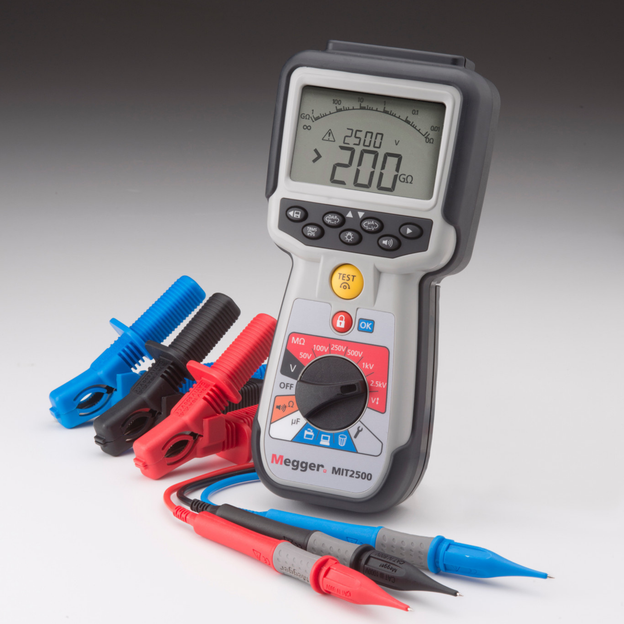 Megger MIT2500 2.5kV Insulation Tester with Bluetooth