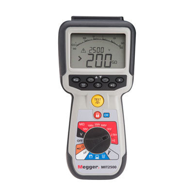Megger MIT2500 2.5kV Insulation Tester with Bluetooth