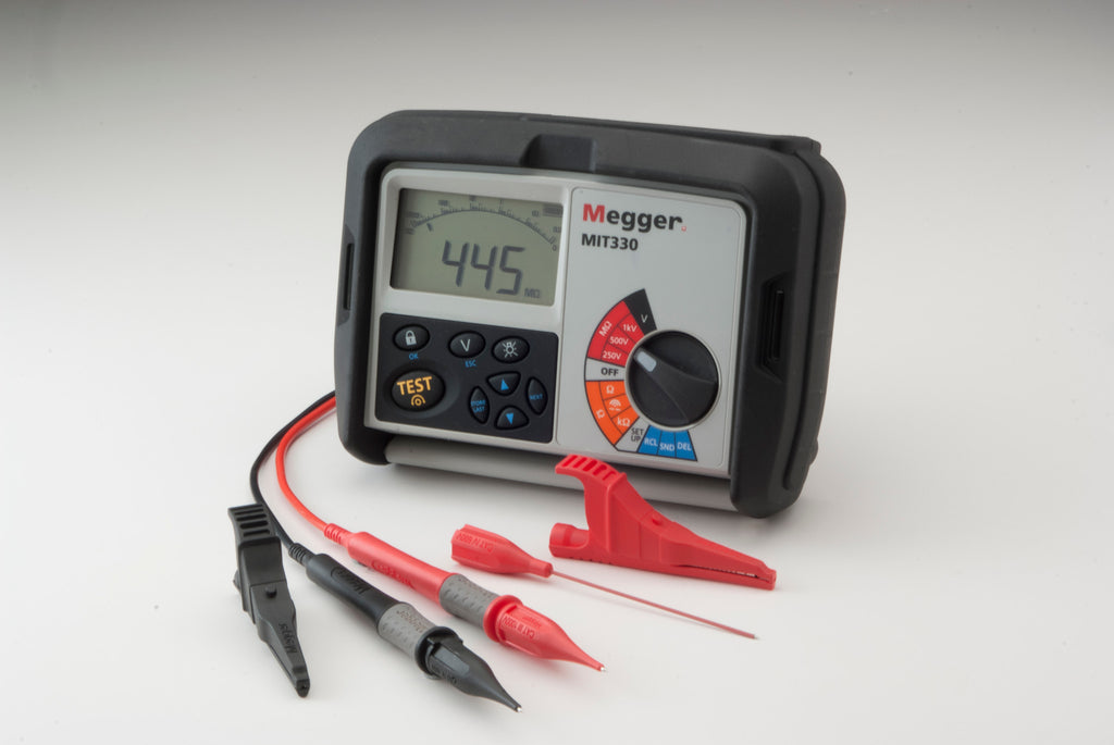 Megger MIT330 1kV Insulation Tester with USB