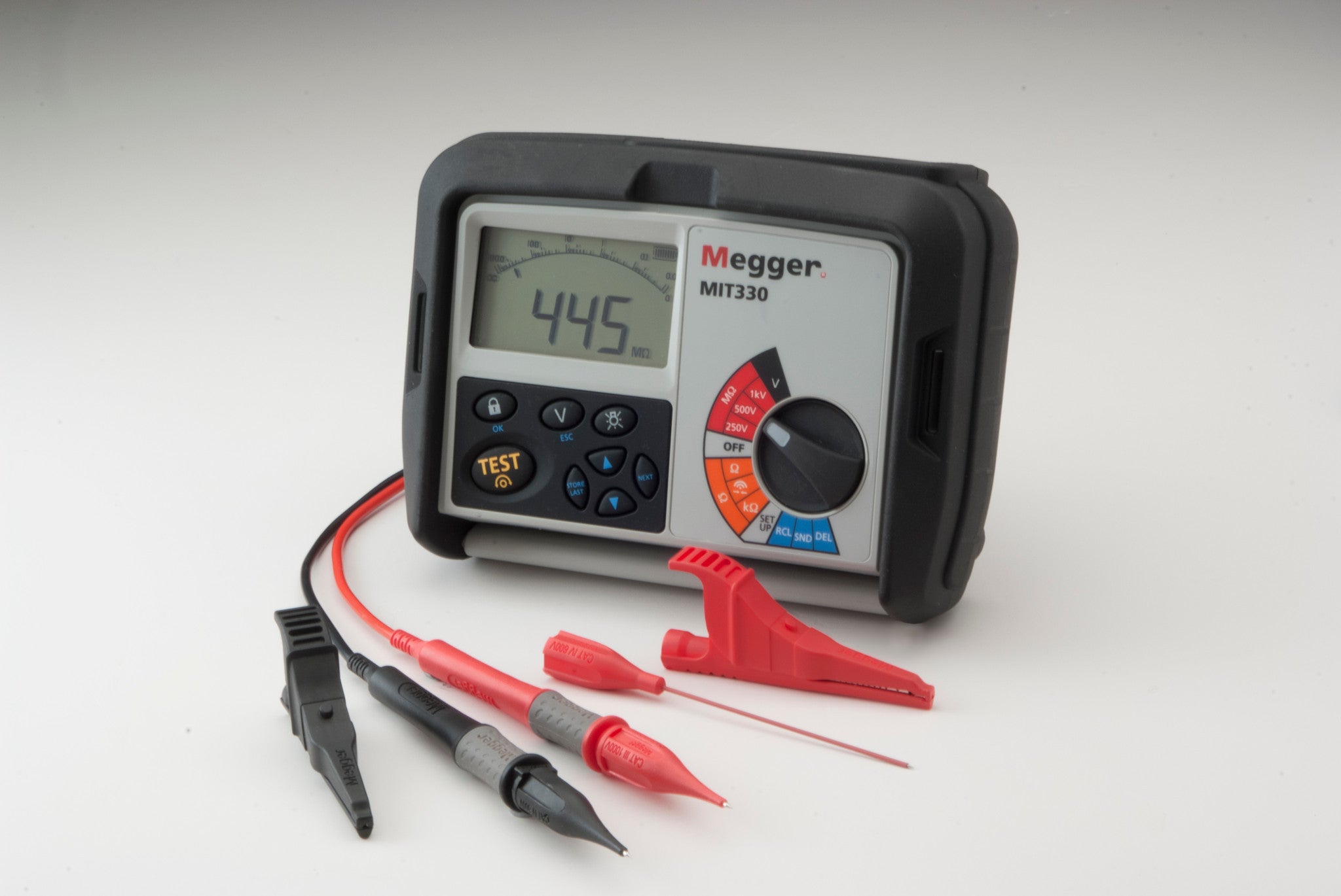 Megger MIT330 1kV Insulation Tester with USB
