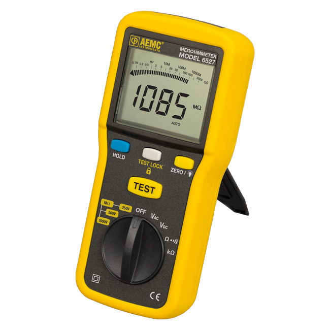 AEMC 6527 Megohmmeter (250V–1kV) Digital