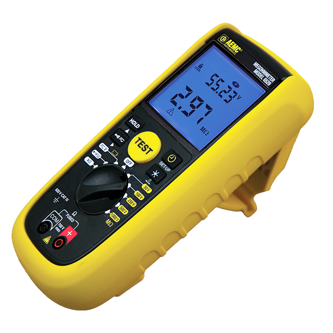 AEMC 6529 Megohmmeter (50V–1kV) with PI/DAR/Timer