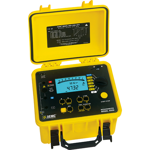 AEMC 5060 Megohmmeter (500V–5kV) with DataView USB