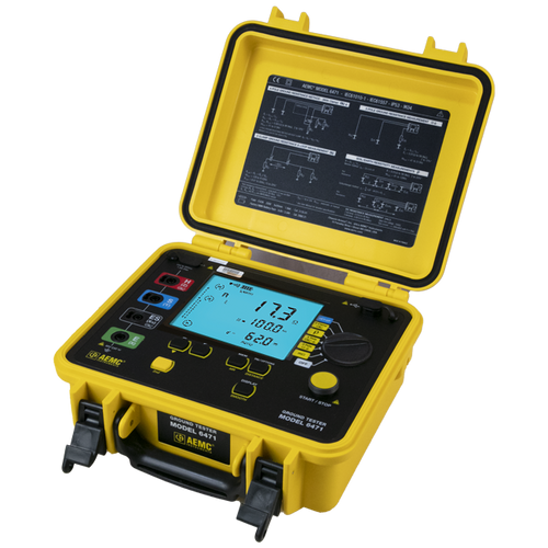 AEMC 6471 Ground Resistance Tester (3-Point, 4-Point, Clamp-On)