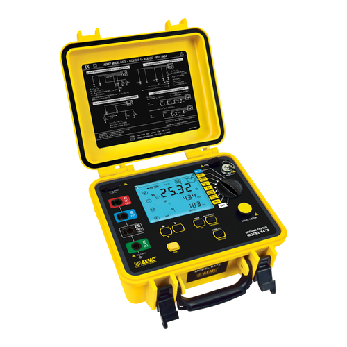 AEMC 6472 Ground Tester (2-Point, 3-Point, 4-Point, Bond Test)