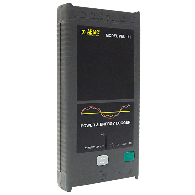 AEMC PEL 112 Power & Energy Logger (No LCD, with 3 Sensors, ETL)