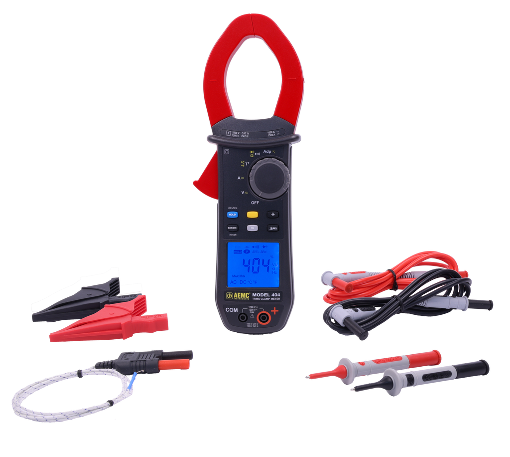 AEMC 404 TRMS Clamp-On Meter (1200V/1000A)
