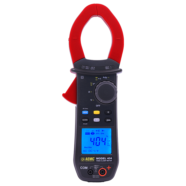 AEMC 404 TRMS Clamp-On Meter (1200V/1000A)