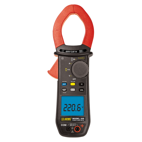 AEMC 205 Power Clamp-On Meter with Phase Rotation