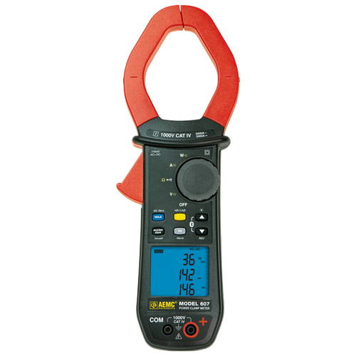 AEMC 607 Power Clamp-On Meter (2000A/3000A) with Harmonics