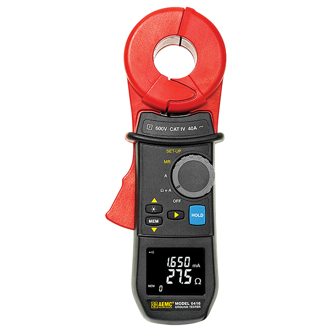 AEMC 6416 Clamp-On Ground Resistance Tester (ETL)
