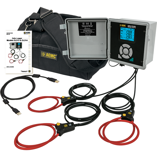 AEMC DL913 3-Channel Current Data Logger with WiFi