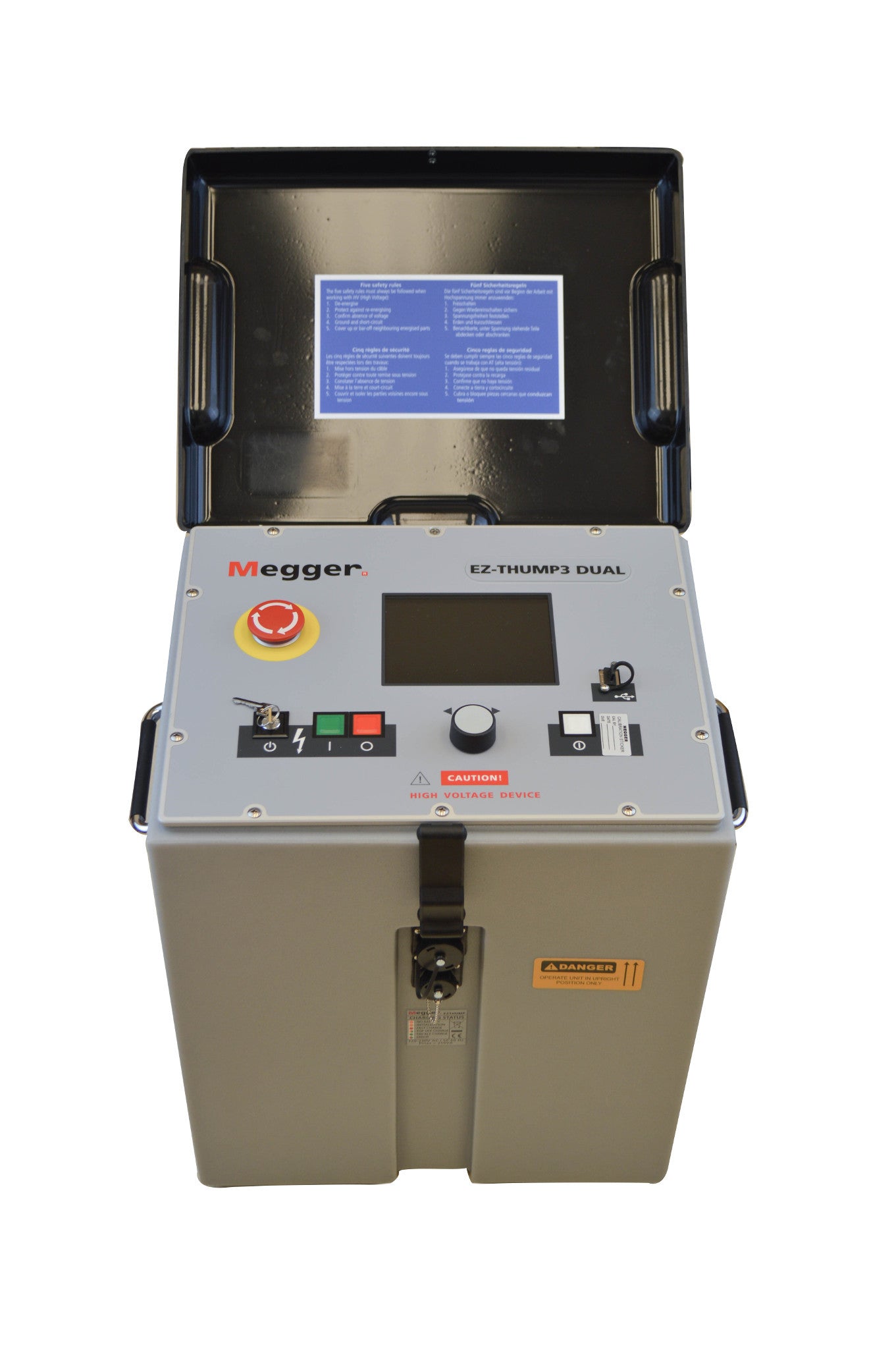 Megger EZT4V3-50T9WK 4kV Easy Thump Cable Fault Locator