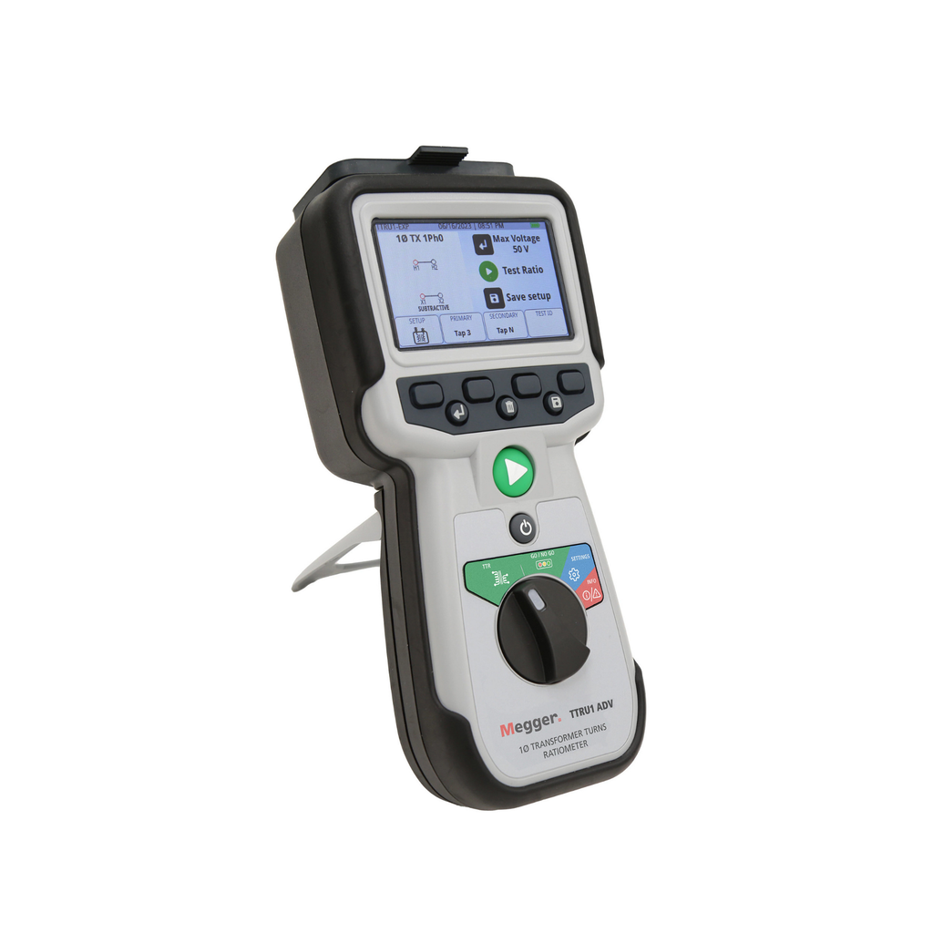 Megger TTRU1-ADV 1-Phase Advanced Turns Ratio Meter (62.5V) with Impedance Testing